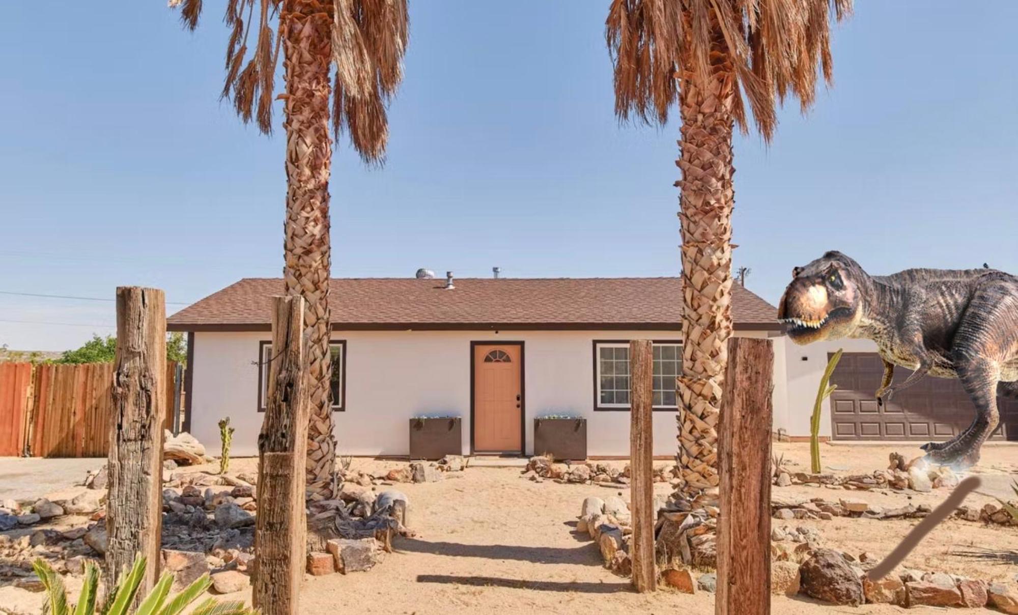 Twin Palms Desert Getaway - Jacuzzi, Fire Pit, Meditation Room & More Джошуа-Трі Екстер'єр фото